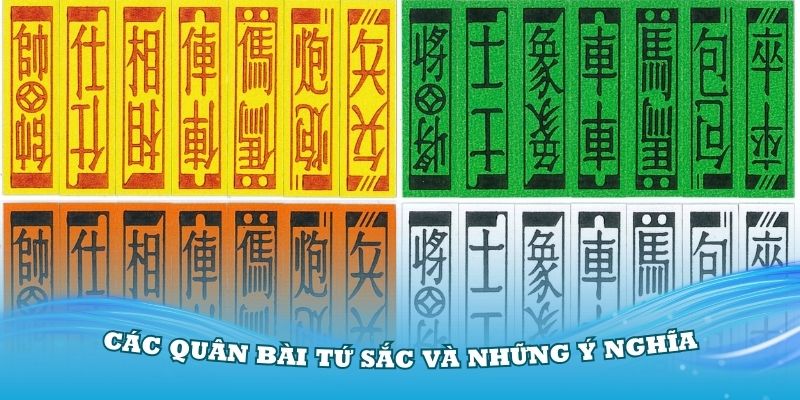 Các quân bài tứ sắc và những ý nghĩa đằng sau