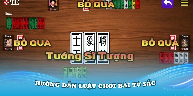 Hướng dẫn luật chơi bài tứ sắc