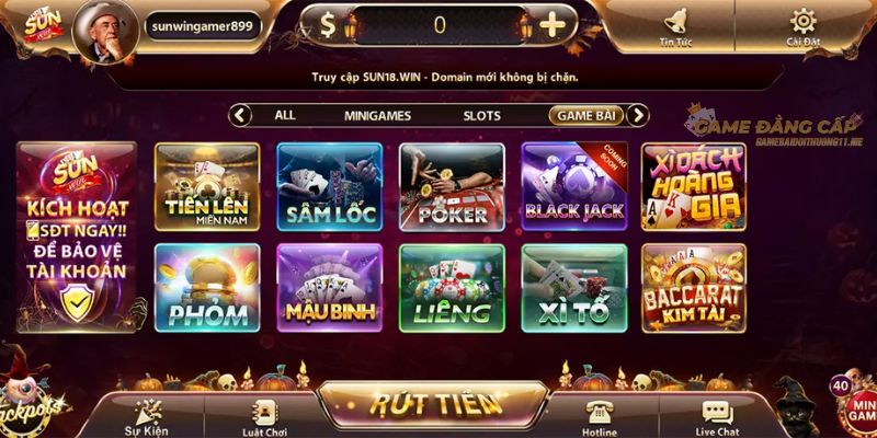 Cổng game bài đổi thưởng Sunwin và những điều cần biết